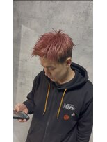 ヘアデザイン ゴドバン(Hair Design Gdobant)&nbsp;CITYBEACHコーラルピンクショート