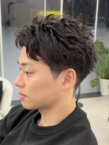 ウィル バイ ブラウン(Vir by Brown)&nbsp;MEN’S HAIR/サーフカール/刈り上げセンターパート/藤沢