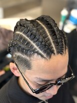 アーバンスタジオトウキョウ 下北沢店(URBAN STUDIO TOKYO)&nbsp;地毛コーンロウ　[特殊ヘア下北沢/メンズサロン]