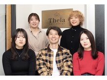 ティア ヘアデザイン(Theia hair design)の雰囲気（女性スタッフの多いサロン）