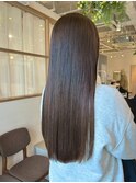 【東大阪布施】透明感アッシュグレージュ×美髪トリートメント