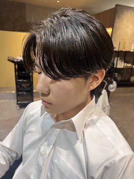 スナッチ(snatched) メンズセンターパート/ニュアンスパーマ