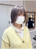 レイヤーボブ/ラベンダーグレー【藤野はるひ】