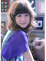 マイティ バイ エイチ(mighty by H)&nbsp;mighty☆ガーリー☆ミディアムパーマ☆