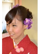 美容室リプル 成人式アップ