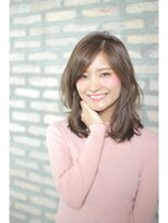 アーツ 新宿(arts)&nbsp;大人可愛い柔らかセミディ♪　30代40代50代