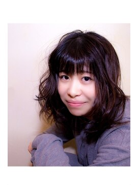 アプラススタイル(A+ STYLE) 「鎖骨レングス」×「クリップパーマ」