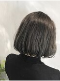 ラベンダーアッシュボブ