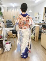 ロカット サロン(Roquat Salon)&nbsp;振り袖着付けとヘアセット【ヘアアレンジ　立川南/立川/八王子】