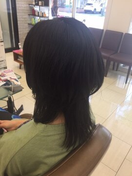 グランシュ 青葉台店(GranCieux) 個性的なウルフ風セミディ