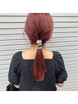 オリ(oli) おそろい赤髪