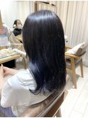 学校職場OK♪黒染めを使わないブルーブラック♪♪