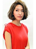 大人可愛い20代30代40代クラシカルボブ綺麗な内巻きワンカール