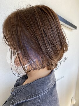 ヘアサロン テラ(Hair salon Tera) 寒色系インナーカラー、秋カラー