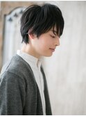 ビジネスも◎黒髪ウェット抜け感ヘアM