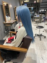 リジョイスヘア エン(REJOICE hair EN)&nbsp;【REJOICE hair EN】アクアライトブルー　担当AKIRA