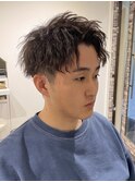 渋谷メンズ人気美容室テイスト ツイストスパイラルショートヘア
