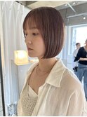 大人可愛いミニボブショートボブパツっとボブマッシュボブ