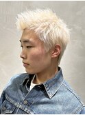 スパイキーショート ホワイトカラー