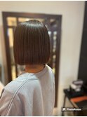 切りっぱなしボブ