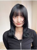 クールフェイスレイヤー_切りっぱなしボブ_ba483943