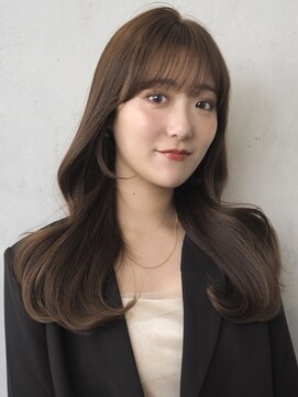 ノイ(noi) レイヤーカット/くびれヘア/ミルクティーベージュ/渋谷/表参道