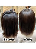 髪質改善ストレート