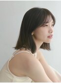 切りっぱなしボブスタイル◎