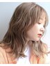 【透明感＆外国人風カラー】アディクシーカラー+カット+トリートメント￥6,800
