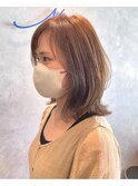 【Moana Lua】#レイヤーカット#ベージュ#ミディアム#大人可愛い