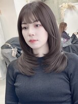 ジィルム(XELM)&nbsp;レイヤーカットミルクティーベージュケアブリーチダブルカラー