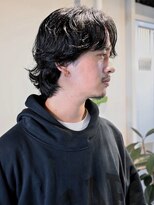 ノアソルテ 名古屋 栄(NOA solte.) NOA solte. 大人ミディアムパーマ/メンズ毛流れパーマ/色気