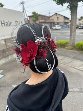 ヘアーディア(Hair...DiA) タイトお団子セット