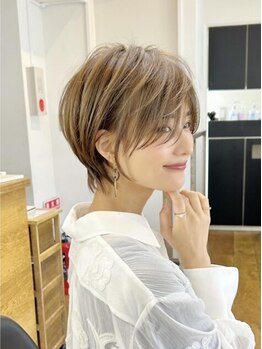 イオエ 西梅田(ioe)の写真/髪質改善と同時施術で、おさまりがよく、扱いやすいスタイルが実現◎再現性も高く毎日のセットが楽に☆