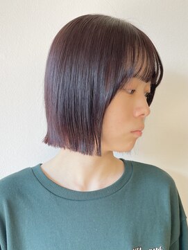 モリオフロムロンドン 松戸店(Morio from London) 【松戸　松田】切りっぱなしボブインナーダブルカラーブリーチ有