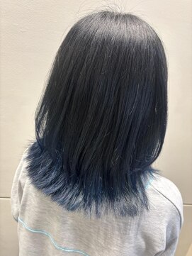 タヤ イオンモール津田沼店(TAYA) グラデーションブルーレイヤーミディ