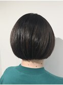 艶髪ベージュボブ/髪質改善/透明感カラー/小顔カット/30代/40代