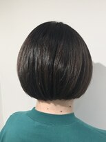 ヘアーポケット 恵比寿(hair pocket)&nbsp;艶髪ベージュボブ/髪質改善/透明感カラー/小顔カット/30代/40代