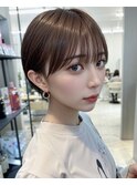 マッシュショート＃髪質改善＃縮毛矯正＃ストレート