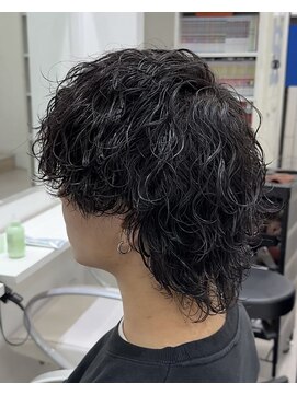 メンズ サロン ドット トウキョウ 町田店(men's salon dot. tokyo) ウルフ×波巻きパーマ