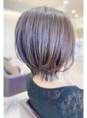 大人の軽やか美ショートヘア◎40代