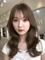 オニキス(ONYX)&nbsp;T180ミルクティーブリーチなしフォワードトレンドヘア表参道