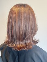 オールバイワンネス(ALL by One'Ness)&nbsp;外ハネ×オレンジベージュ☆