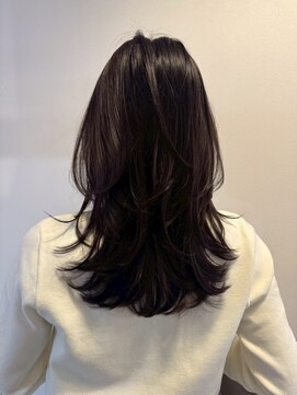 ムード(MOOD,) 暗めカラー/グランマッシュ[レイヤーカット/髪質改善/銀座]