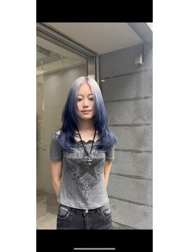 リングバイモアムー(Ring by Moremuu) 【青木　淳】ホワイトシルバー/ブルー