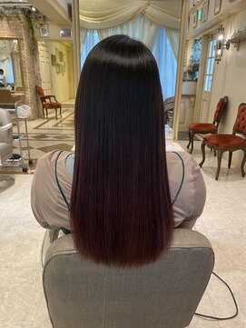 ジュネス 相模大野(JEUNESSE) 髪質改善カラー/グラデーション/チェリーピンク