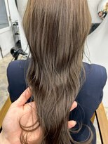 ジュベ(juve.)&nbsp;大分ミディアムロング顔まわりレイヤーカット髪質改善カラー