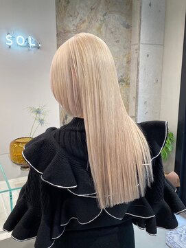 ソル 栄矢場町(SOL) ミルクティーカラー/ハイトーンカラー