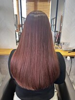 ナチュラル 南越谷店(Natural)&nbsp;髪質改善カラー/艶のあるピンクカラー