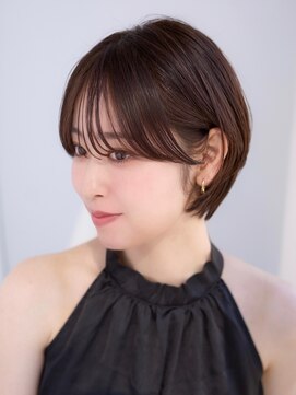 エインアンリー 表参道(AIN.ANLY.) 前髪あり大人耳掛けショート30代40代【AIN.表参道】川原大地